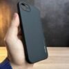 iPhone 16e - Coque en Silicone Noir Originale SIMEITU