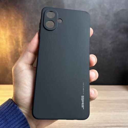 Galaxy A07 - Coque en Silicone Noir Originale SIMEITU