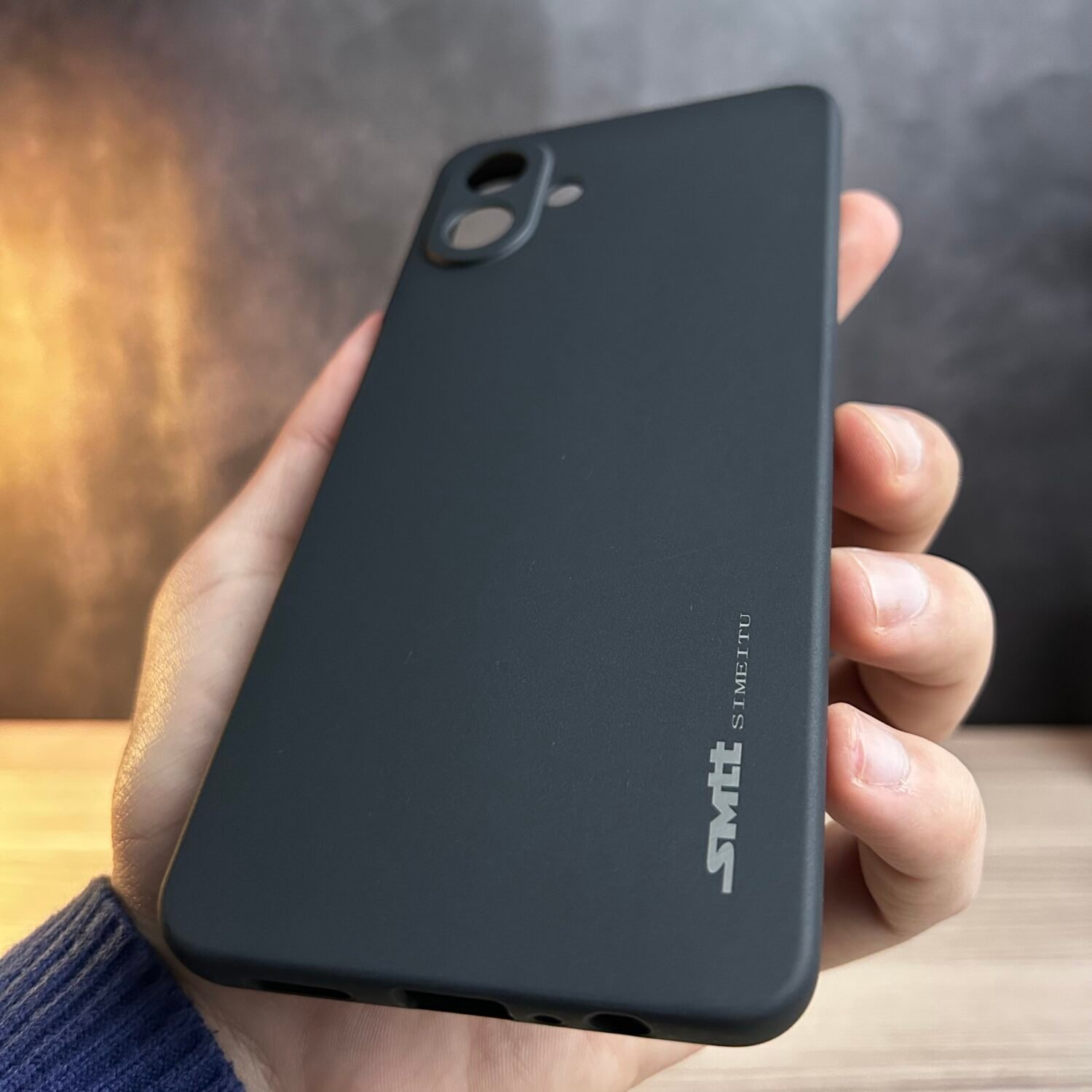 Galaxy A07 - Coque en Silicone Noir Originale SIMEITU
