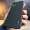 Galaxy A06 - Coque en Silicone Noir Originale SIMEITU