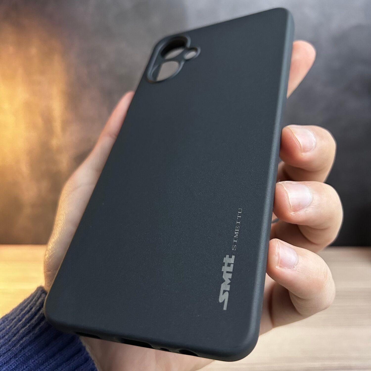Galaxy A06 - Coque en Silicone Noir Originale SIMEITU