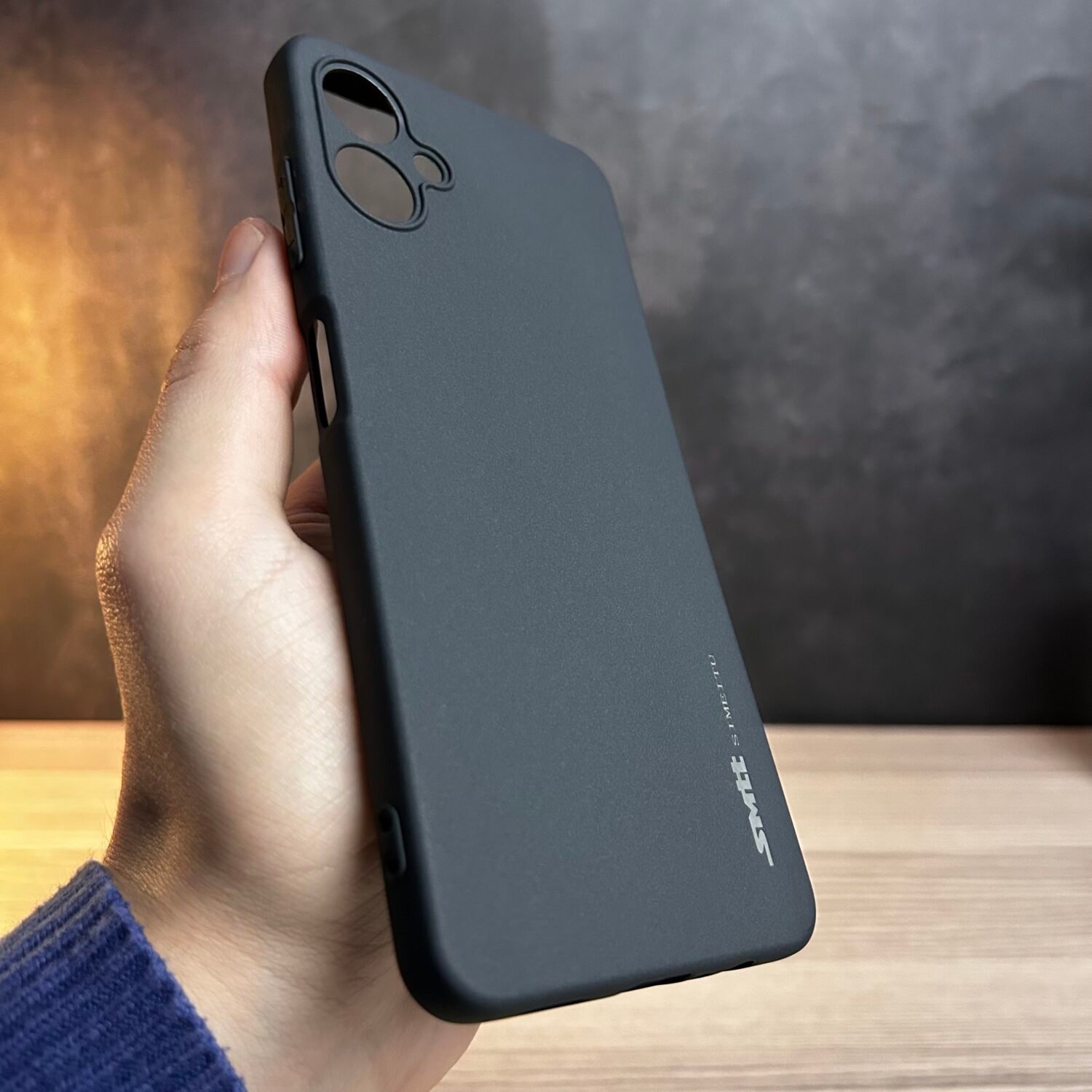 Galaxy A06 - Coque en Silicone Noir Originale SIMEITU