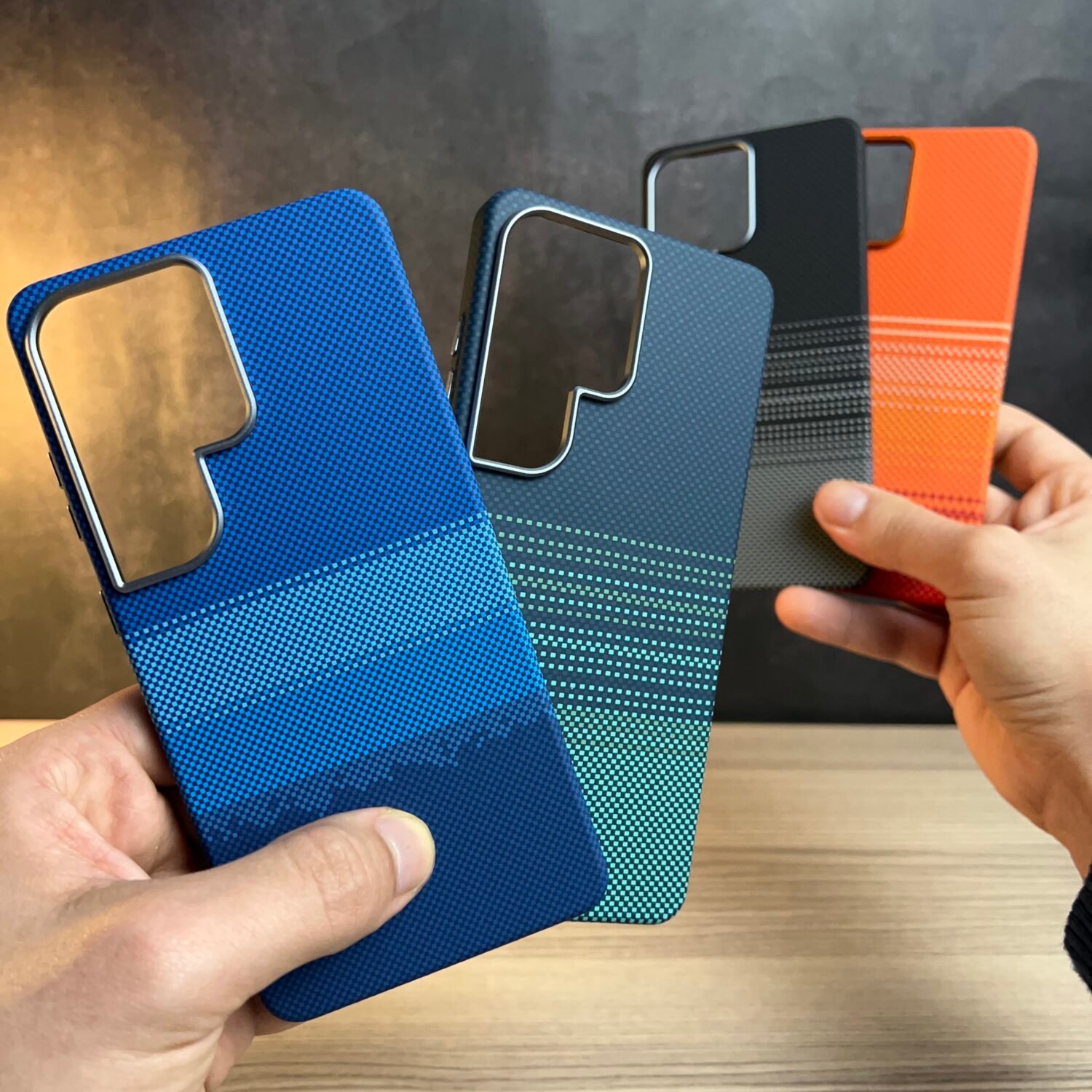 Galaxy S26 Ultra - Coque Magnétique Effet Fibre de Carbone