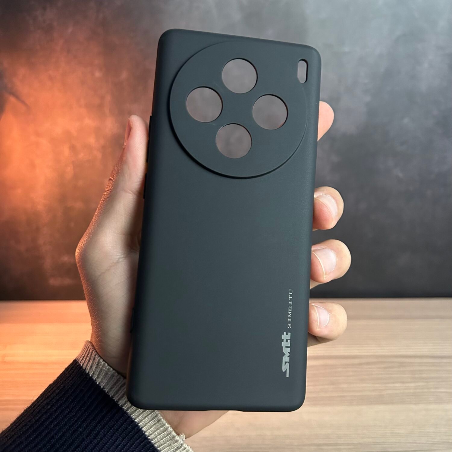 Vivo X100 - Coque en Silicone Noir Originale SIMEITU