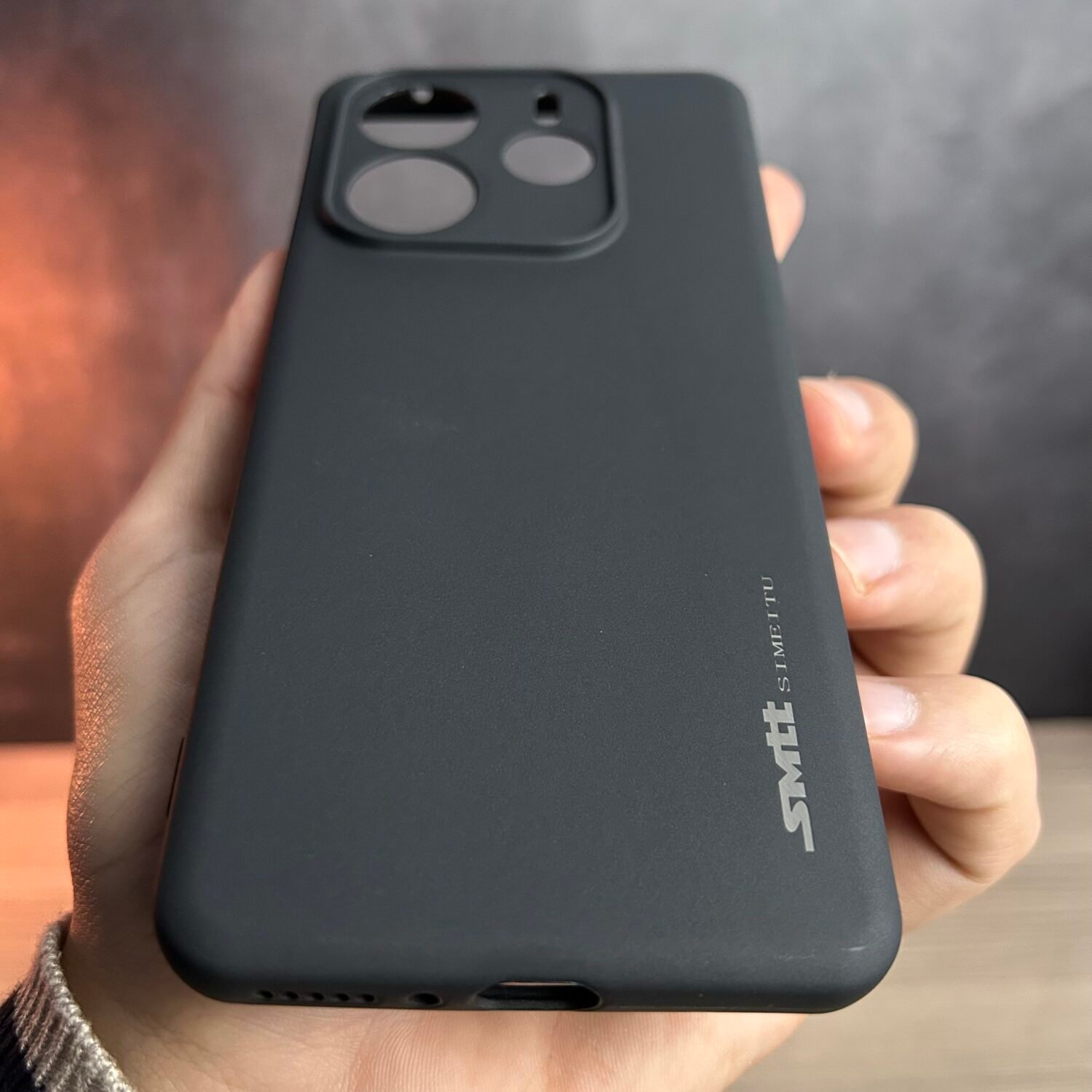 Redmi Note 14 5G - Coque en Silicone Noir Originale SIMEITU