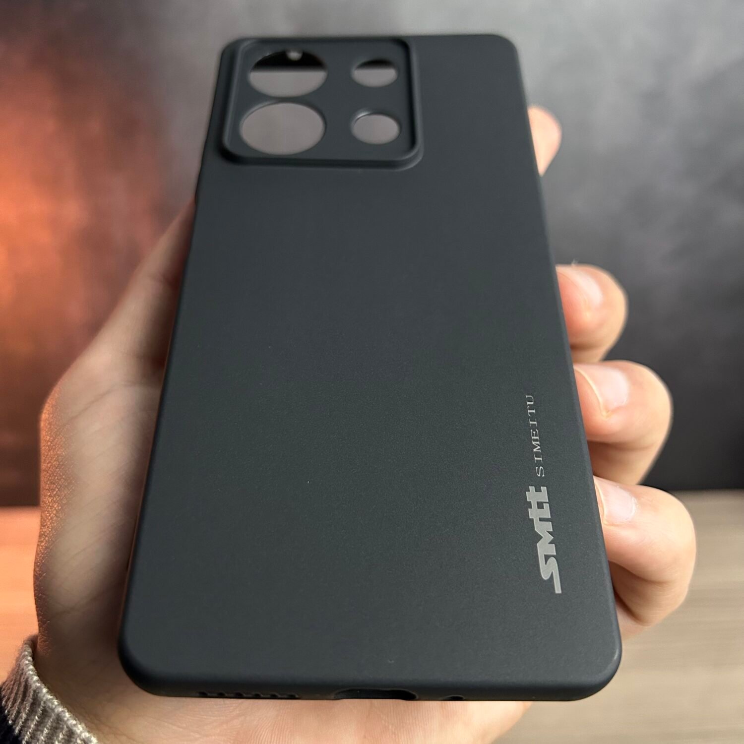 Redmi Note 13 5G - Coque en Silicone Noir Originale SIMEITU