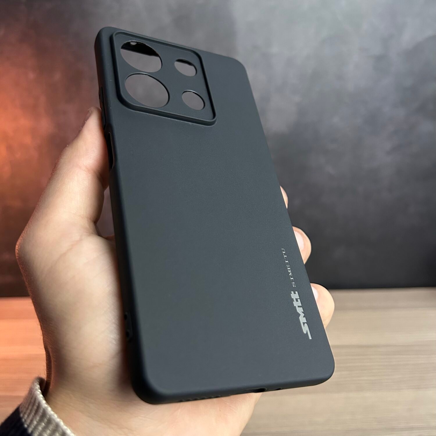 Redmi Note 13 5G - Coque en Silicone Noir Originale SIMEITU