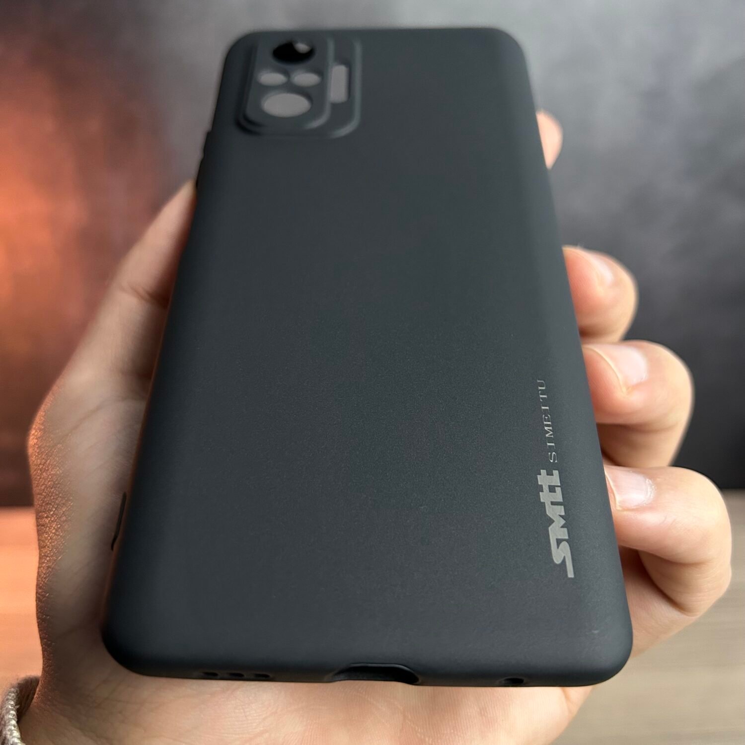 Redmi Note 10 Pro 4G - Coque en Silicone Noir Originale SIMEITU
