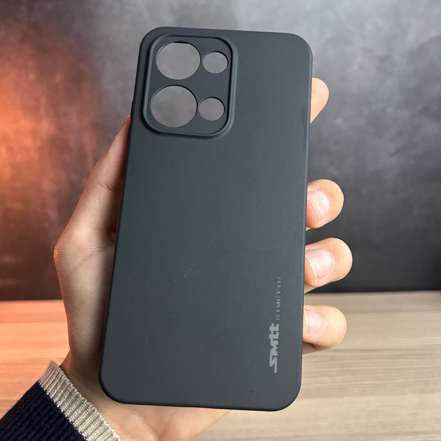 Oppo Reno 13 5G - Coque en Silicone Noir Originale SIMEITU