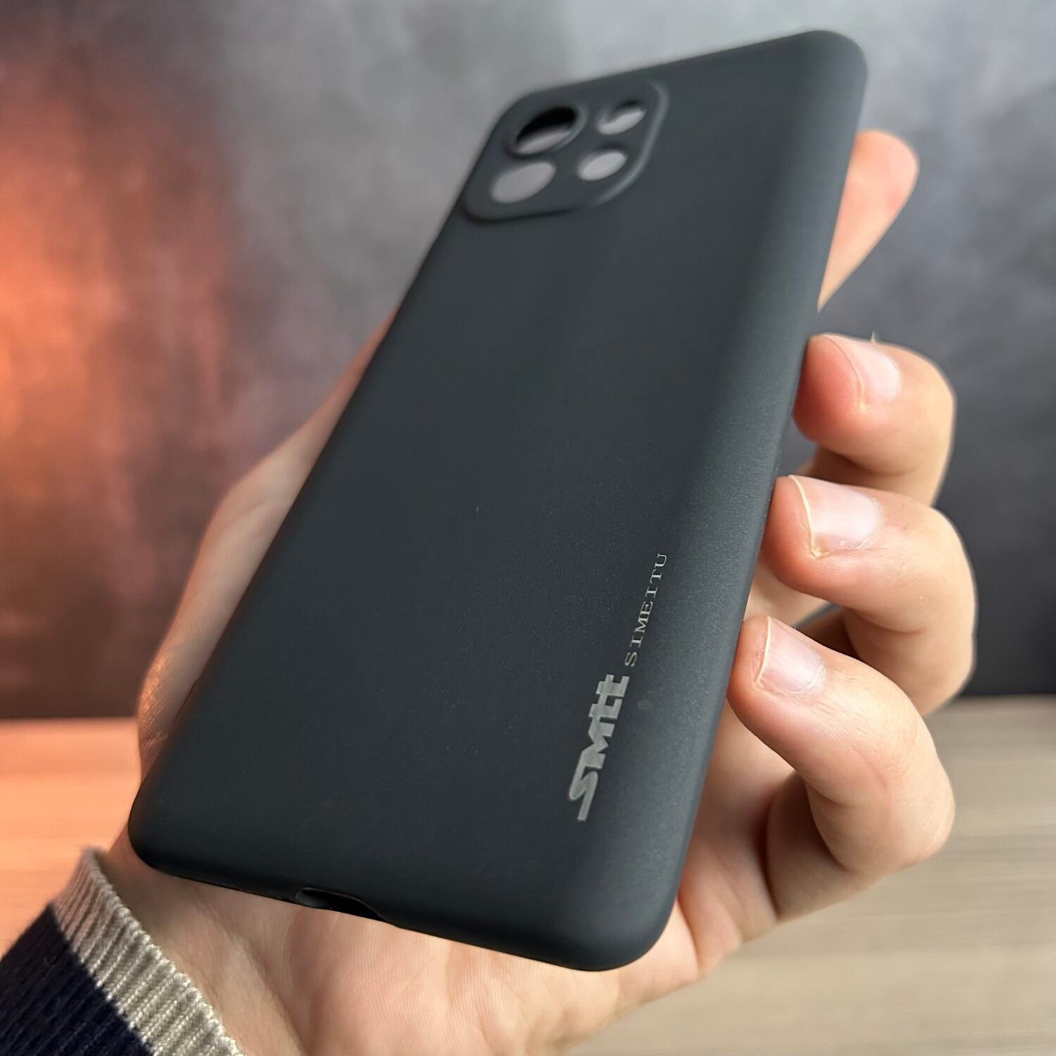 Xiaomi 11 - Coque en Silicone Noir Originale SIMEITU