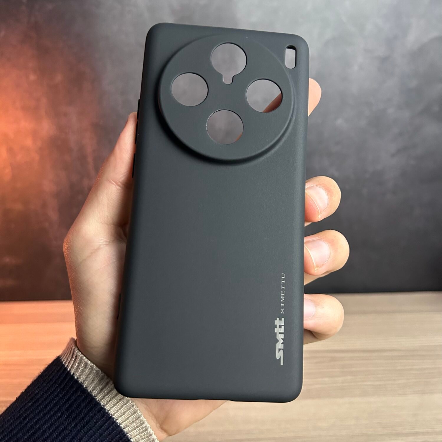Vivo X100 Pro - Coque en Silicone Noir Originale SIMEITU