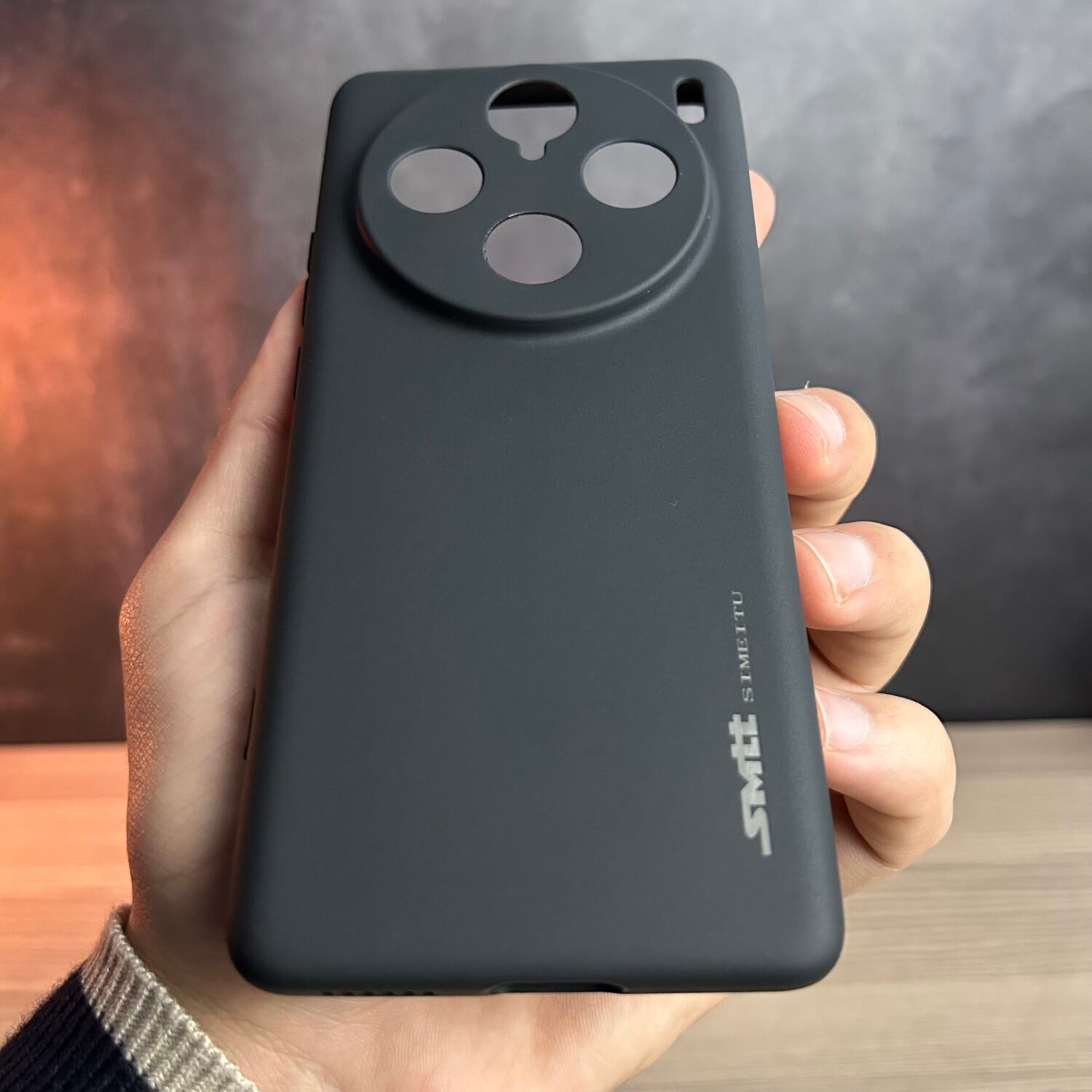 Vivo X100 Pro - Coque en Silicone Noir Originale SIMEITU