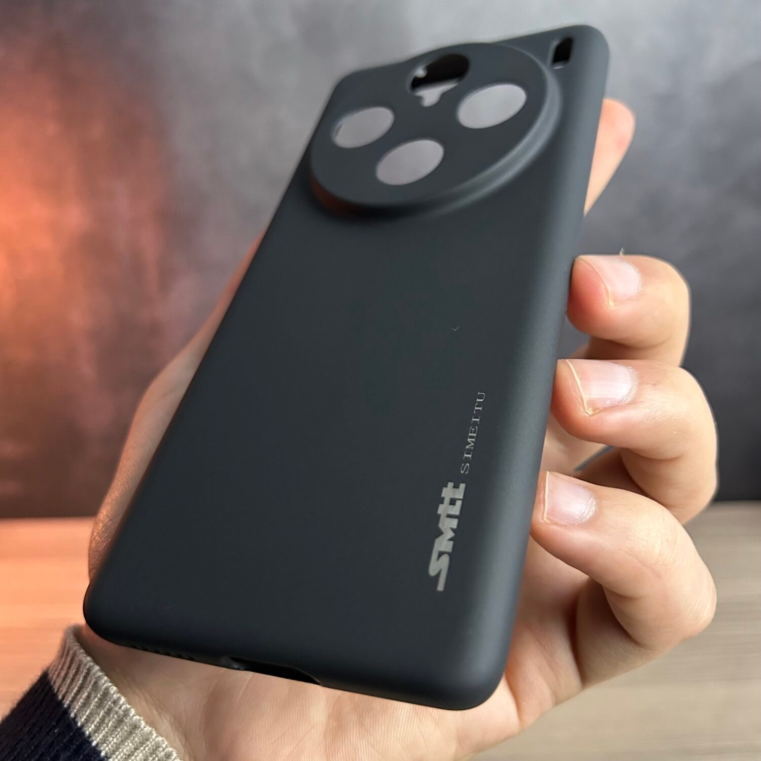 Vivo X100 Pro - Coque en Silicone Noir Originale SIMEITU
