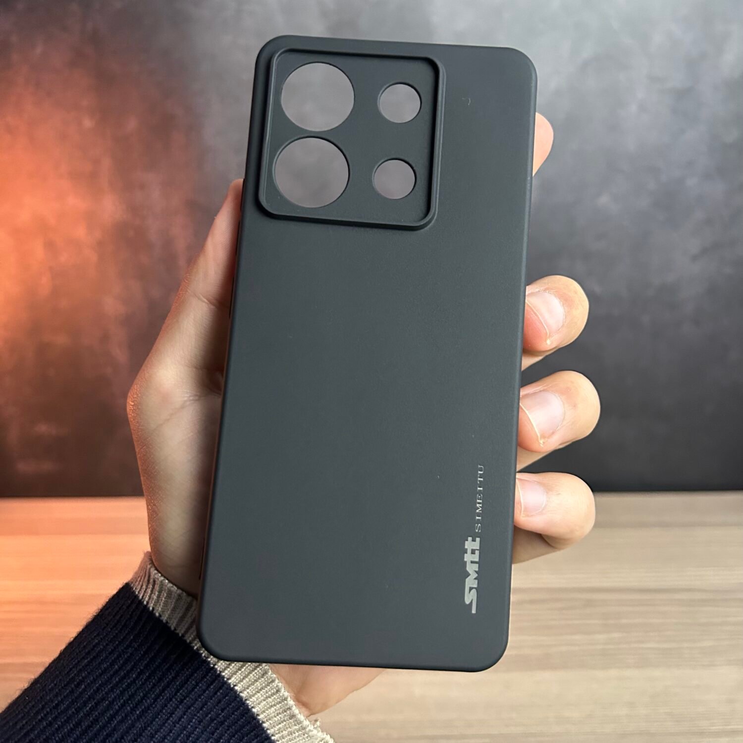 Poco X6 - Coque en Silicone Noir Originale SIMEITU