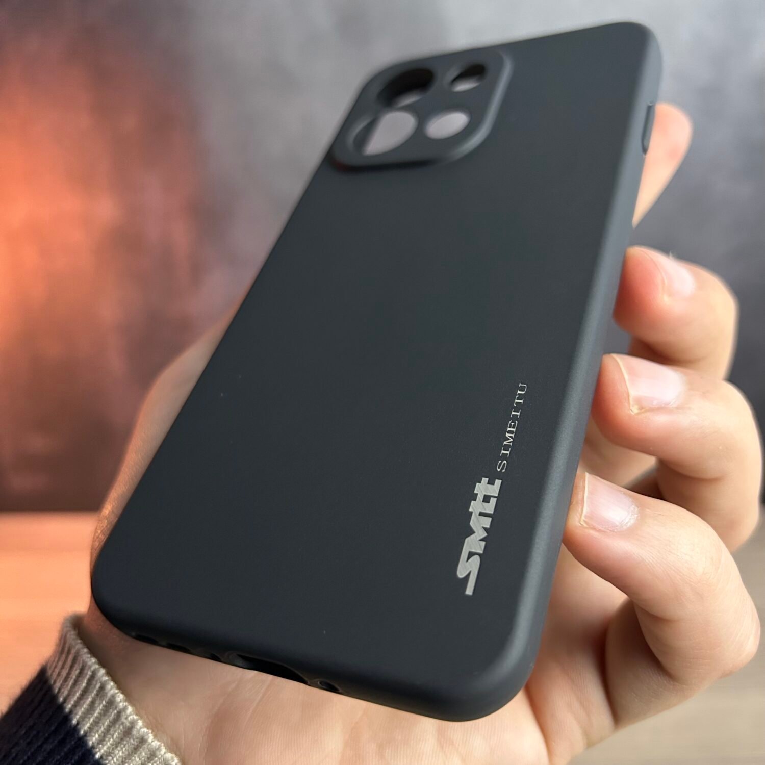 OnePlus 13T - Coque en Silicone Noir Originale SIMEITU