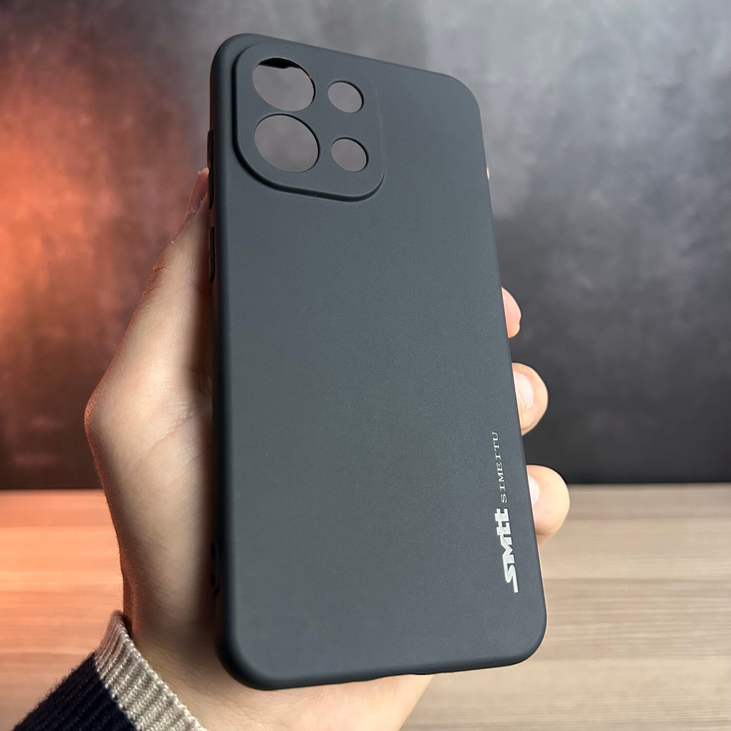 OnePlus 13T - Coque en Silicone Noir Originale SIMEITU