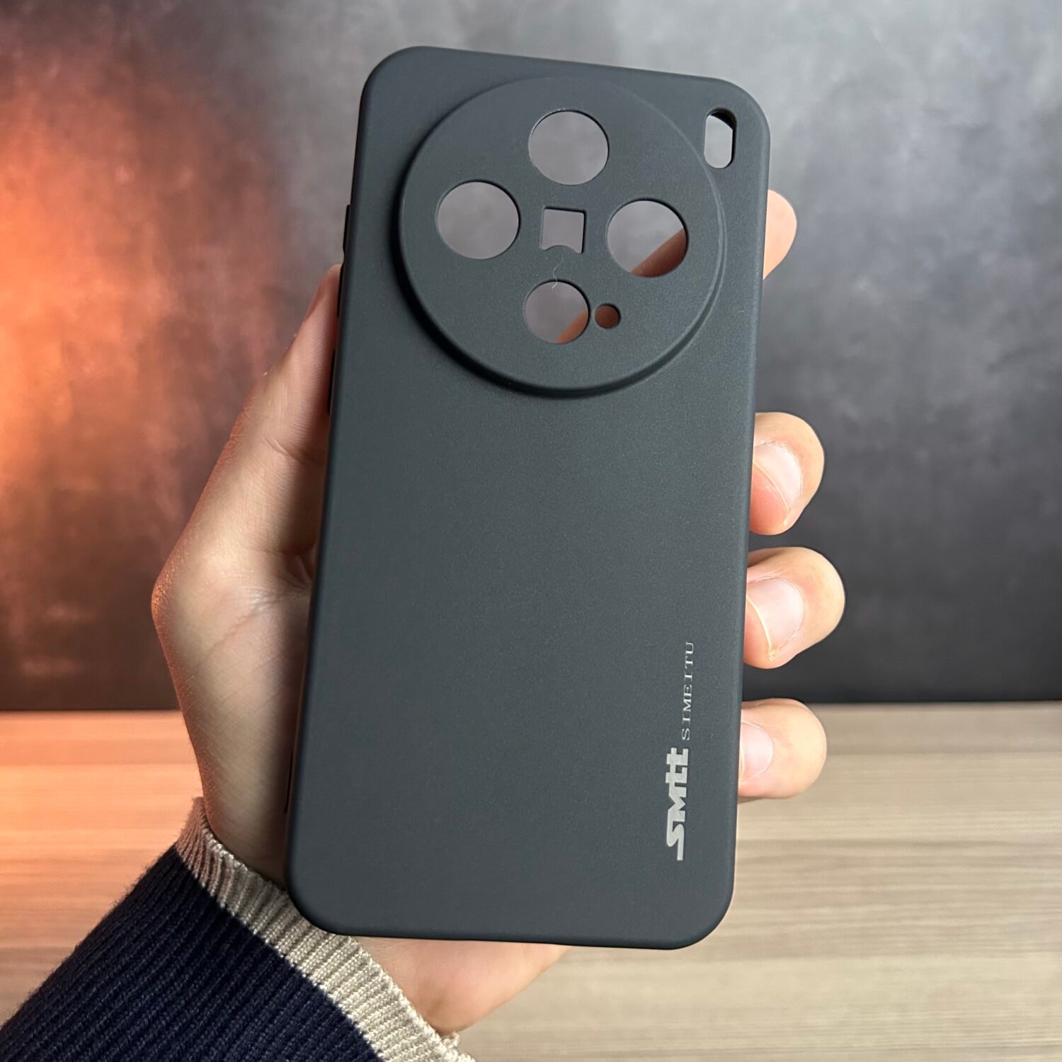 Vivo X200 Pro Mini - Coque en Silicone Noir Originale SIMEITU