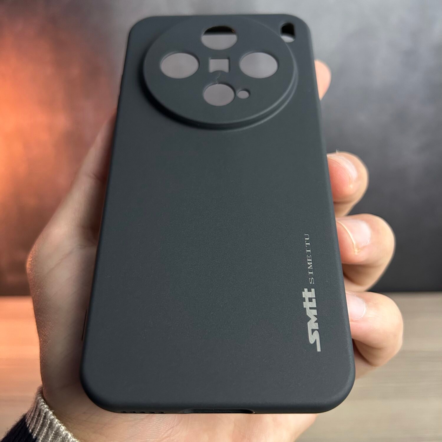 Vivo X200 Pro Mini - Coque en Silicone Noir Originale SIMEITU