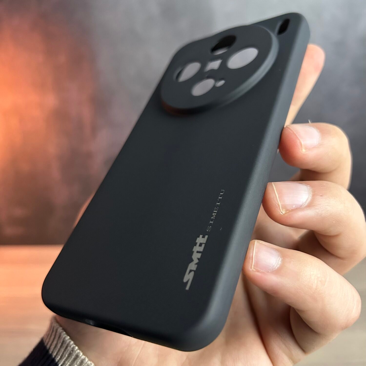 Vivo X200 Pro Mini - Coque en Silicone Noir Originale SIMEITU