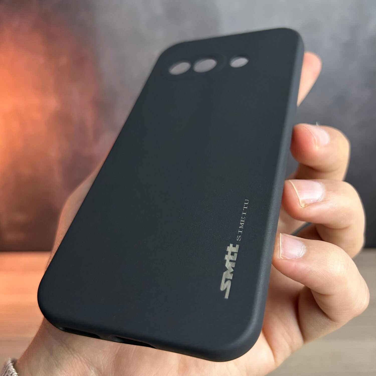 Pixel 9a - Coque en Silicone Noir Originale SIMEITU