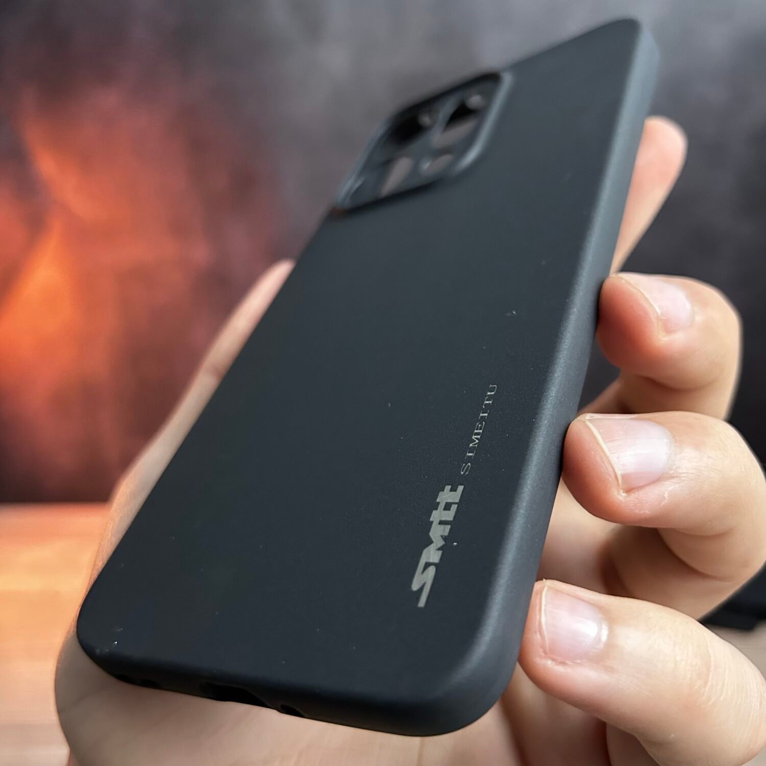 Oppo Reno 14 - Coque en Silicone Noir Originale SIMEITU