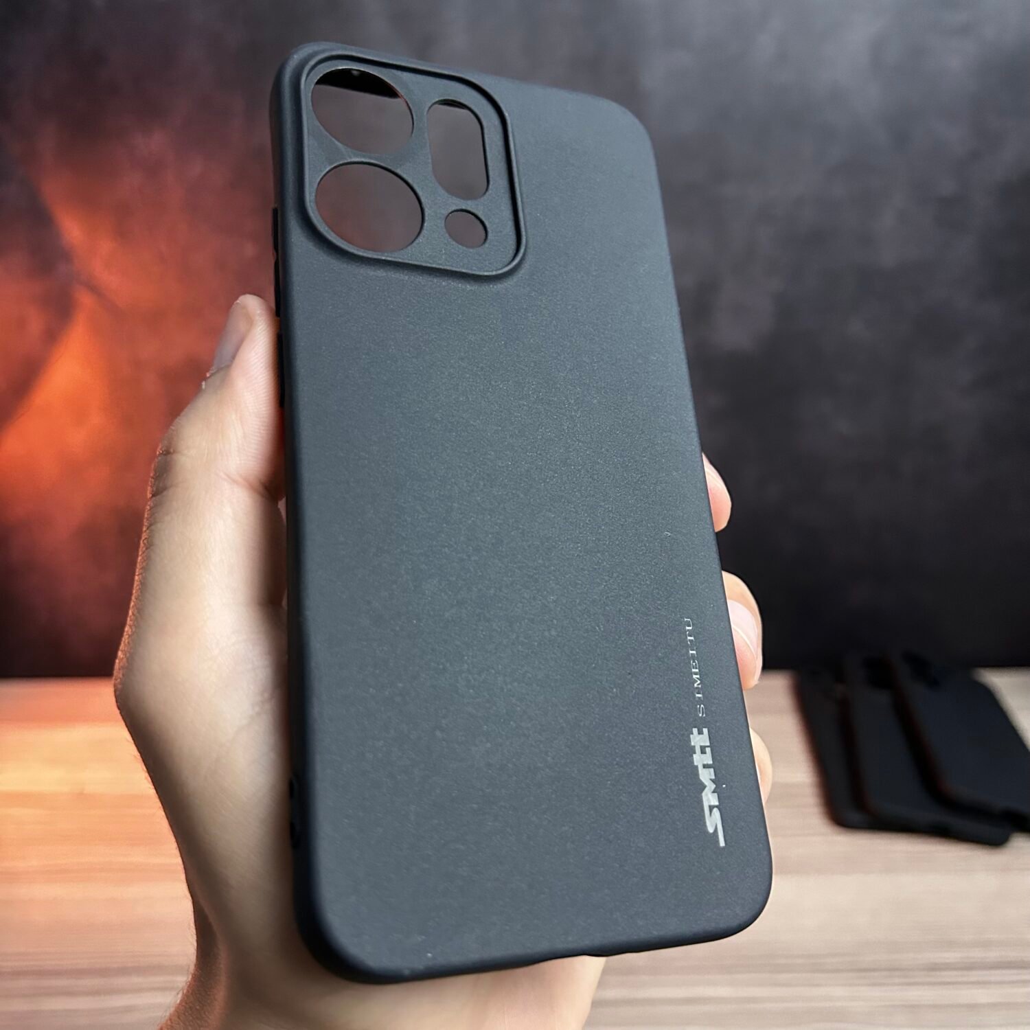 Oppo Reno 14 Pro - Coque en Silicone Noir Originale SIMEITU
