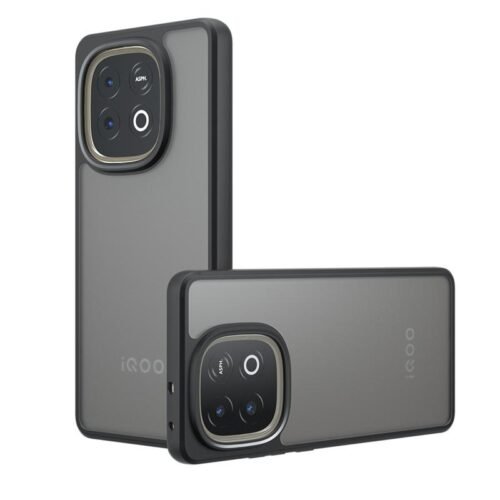 Vivo IQOO Z10 Turbo | Z10 Turbo Pro - Coque Avec Dos Mat Fumé