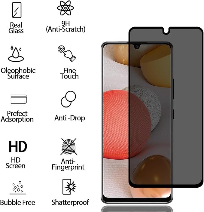 Galaxy A42 | Galaxy M42 – Protection d’Ecran Anti-Espion En Verre ( Privacy Glass )