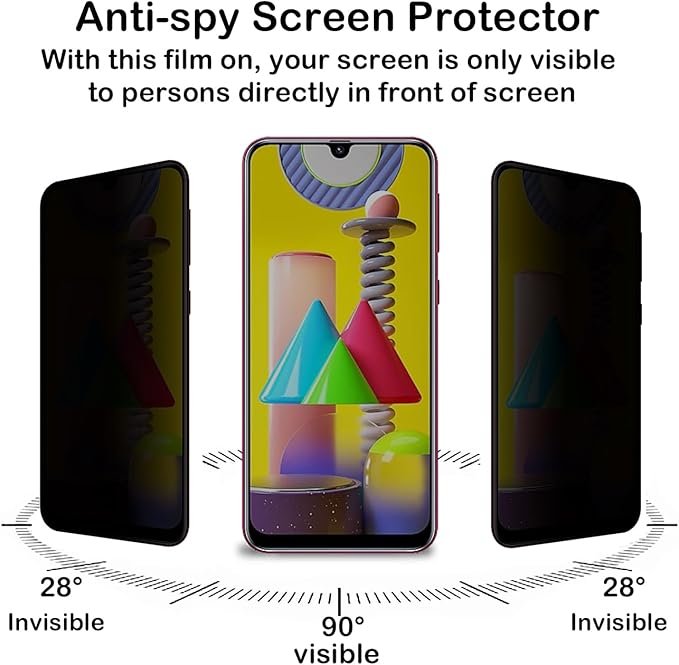 61c5aJU+hmL._AC_SX679_ Galaxy M21 | Galaxy M31 - Protection d’Ecran Anti-Espion En Verre ( Privacy Glass )