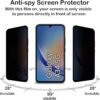 Galaxy A34 - Protection d'Ecran Anti-Espion En Verre ( Privacy Glass )