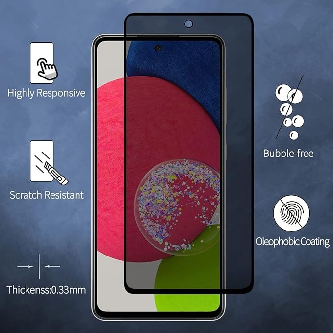 61lnSn5c7+L._AC_SX679_ Galaxy A52 4G/5G | Galaxy A52S | Galaxy A53 - Protection d’Ecran Anti-Espion En Verre ( Privacy Glass )