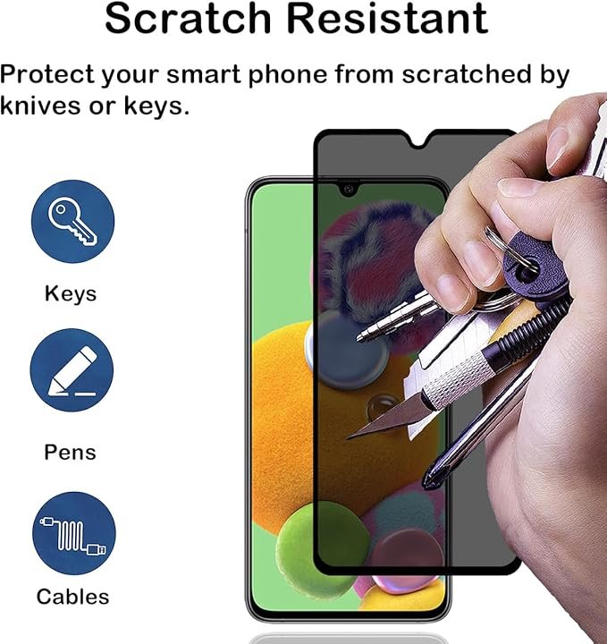 Galaxy A70S | Galaxy A70 | Galaxy A90 – Protection d’Ecran Anti-Espion En Verre ( Privacy Glass )