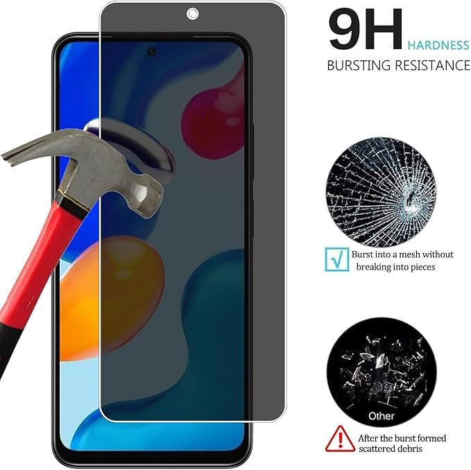 71tK-tmrzwL._AC_SX679_ Redmi Note 11 | Redmi Note 11S 4G- Protection d’Ecran Anti-Espion En Verre ( Privacy Glass )