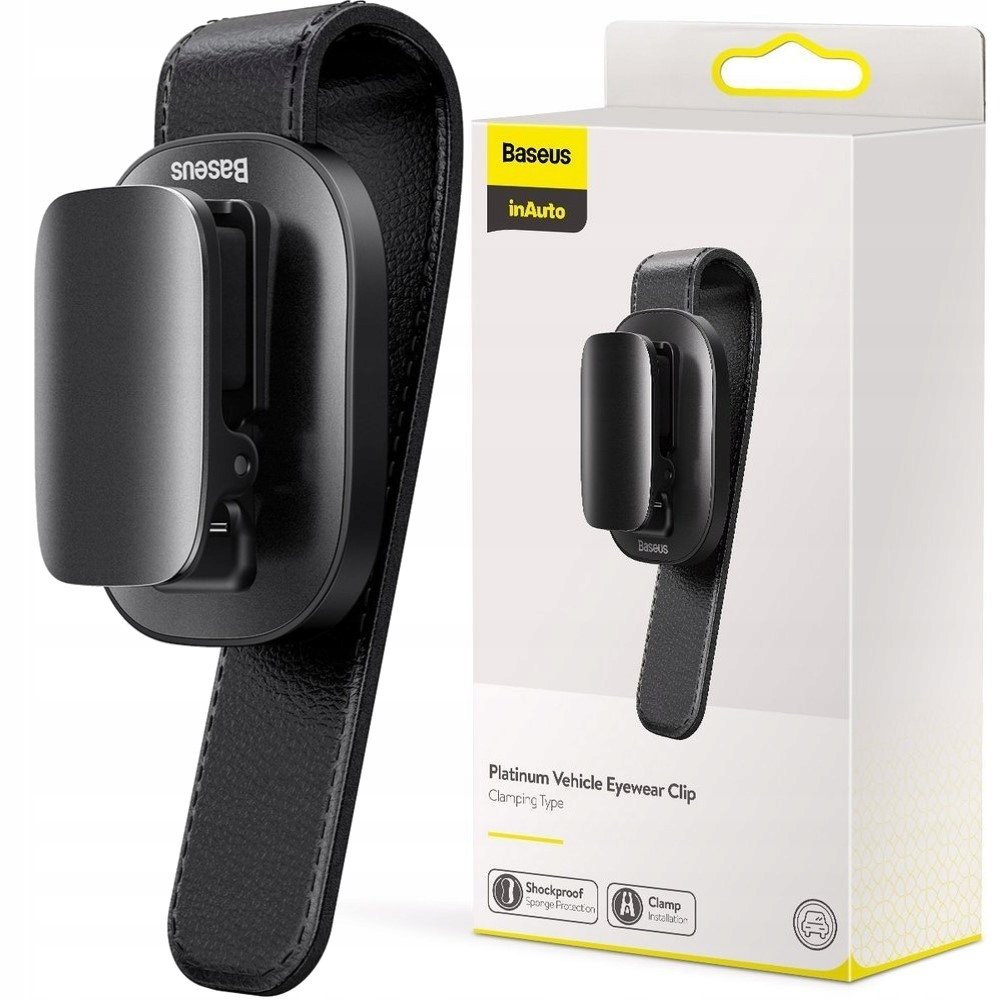 Pince Porte Lunettes Originale Baseus pour Véhicule