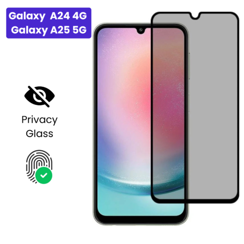 Galaxy A24 4G | Galaxy A25 5G - Protection d'Ecran Anti-Espion En Verre ( Privacy Glass )