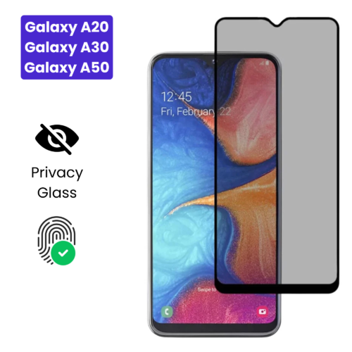 Galaxy A20 | Galaxy A30 | Galaxy A50 - Protection d’Ecran Anti-Espion En Verre ( Privacy Glass )