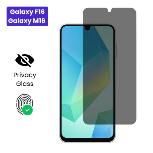 Galaxy F16 | Galaxy M16 - Protection d’Ecran Anti-Espion En Verre ( Privacy Glass )