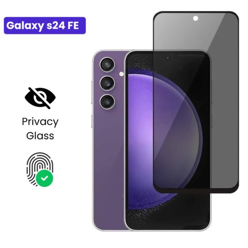 Galaxy S24 FE - Protection d’Ecran Anti-Espion En Verre ( Privacy Glass )