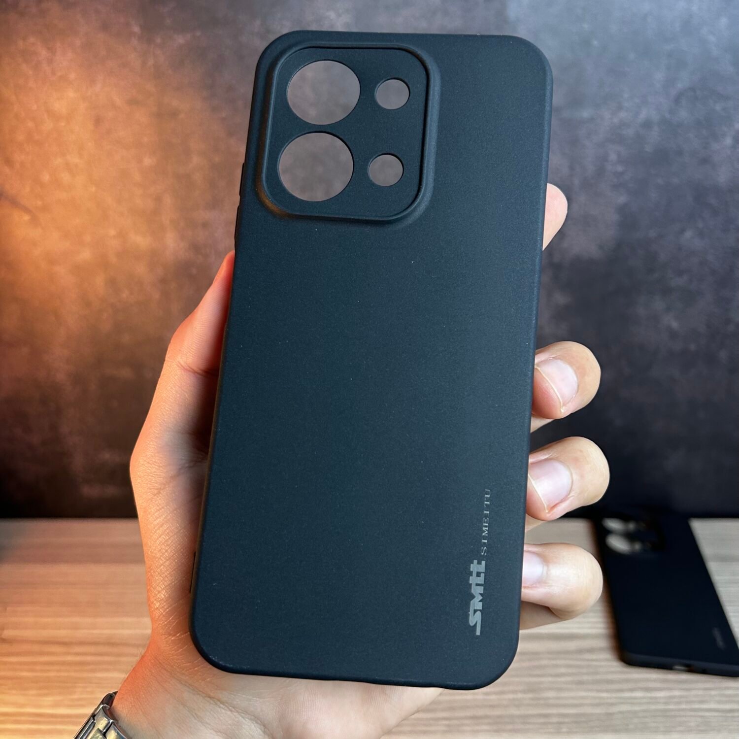 Redmi Note 14S - Coque en Silicone Noir Originale SIMEITU