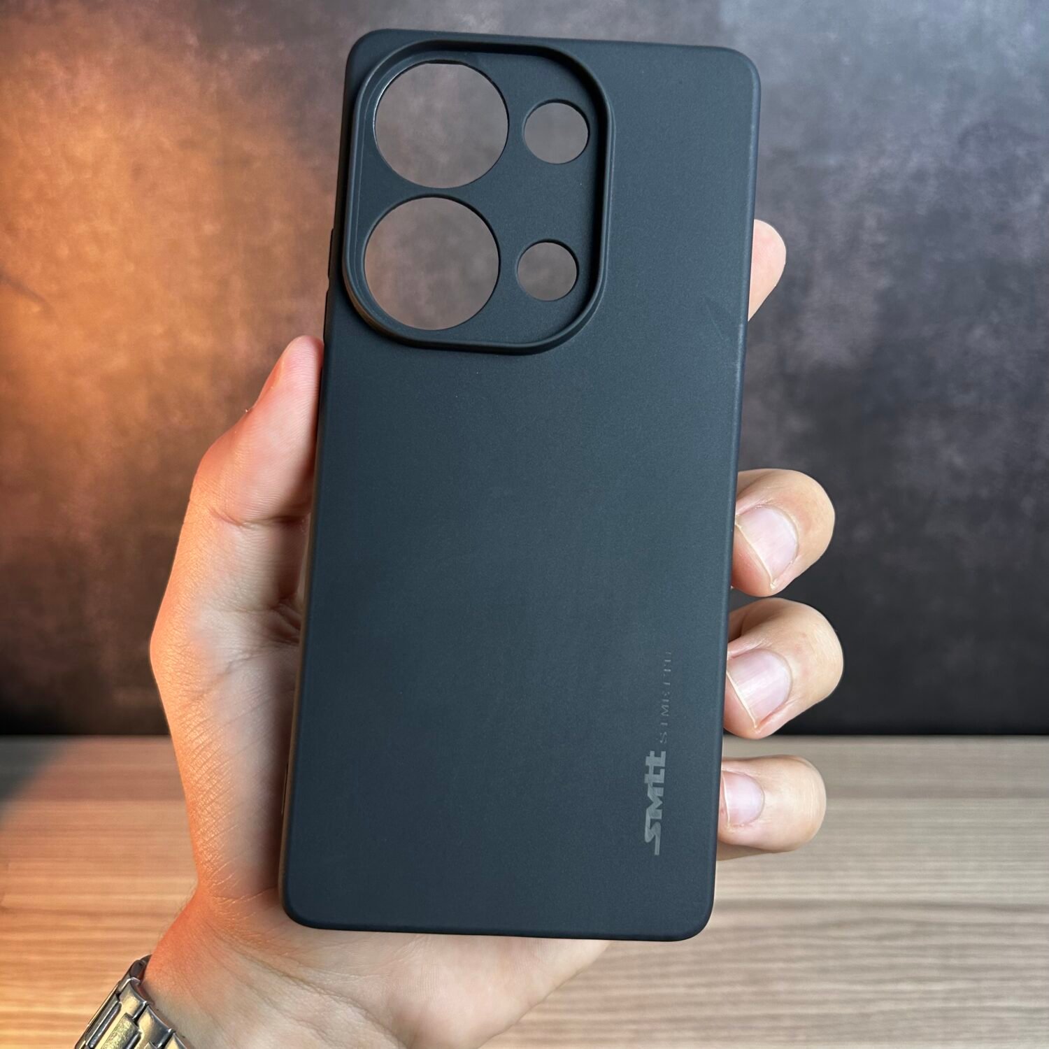 IMG_6674 Redmi Note 13 Pro 4G - Coque en Silicone Noir Originale SIMEITU