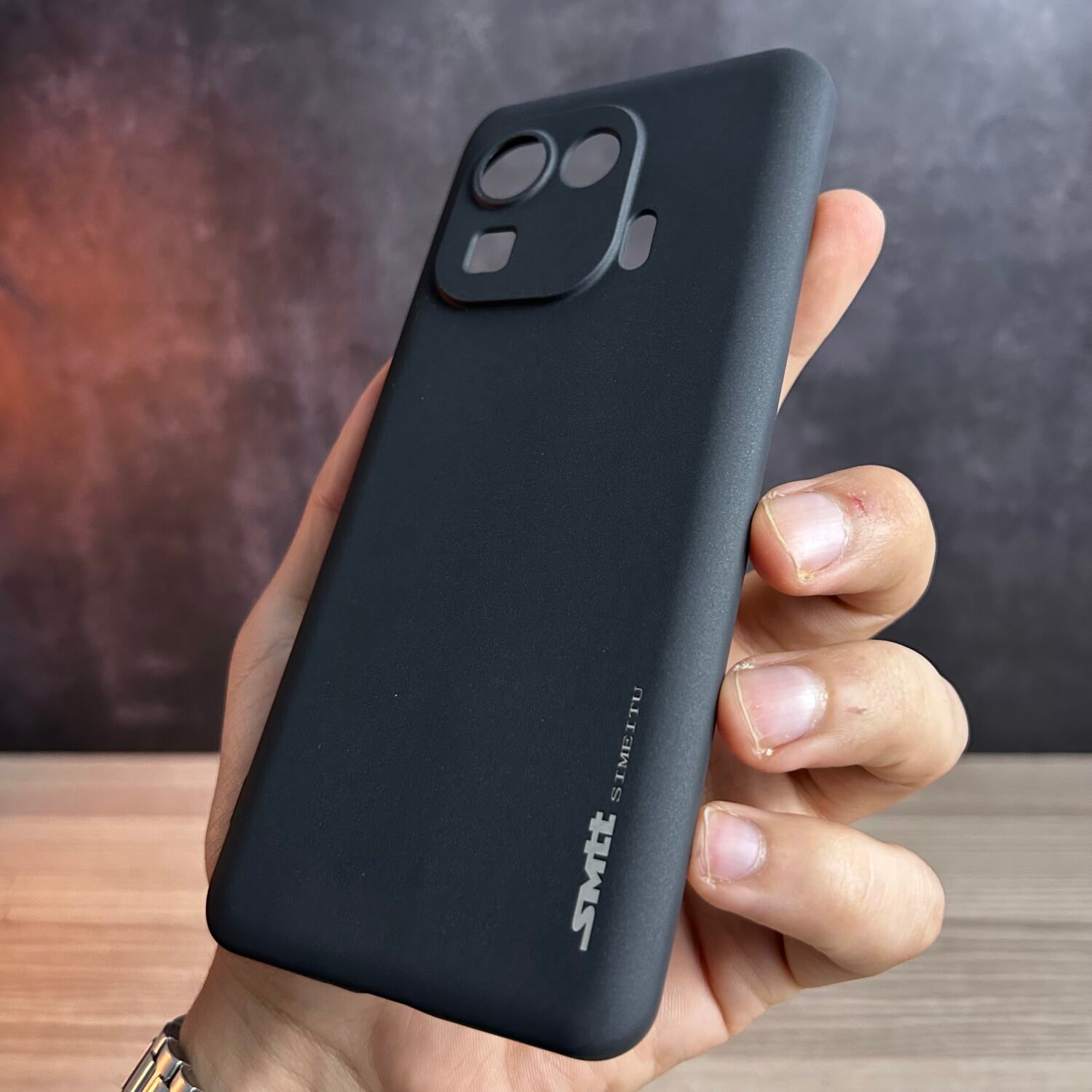 IMG_6860 Xiaomi 11 Pro - Coque en Silicone Noir Originale SIMEITU