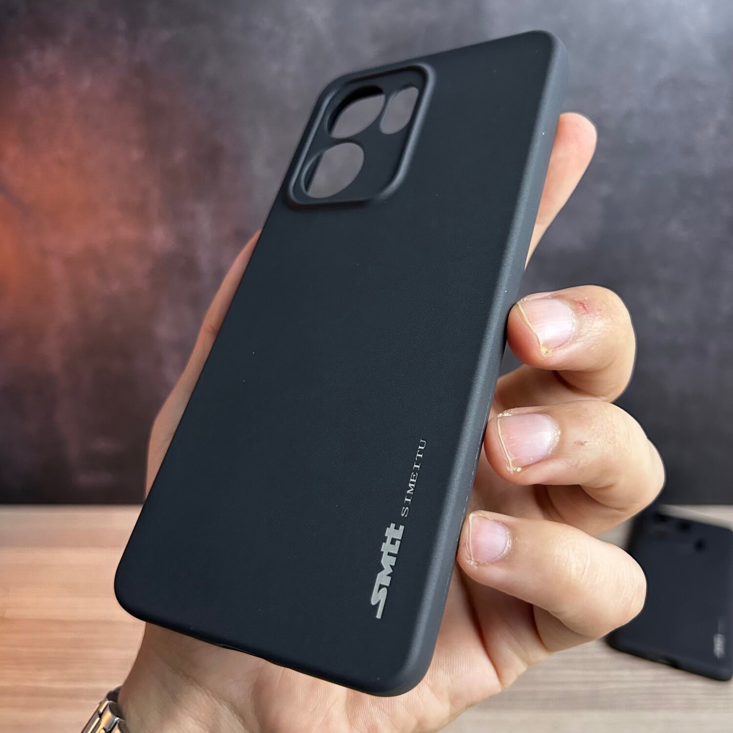 IMG_6864 Oppo Reno 13F - Coque en Silicone Noir Originale SIMEITU