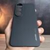 Vivo V50 Lite - Coque en Silicone Noir Originale SIMEITU