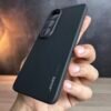 Vivo V50 Lite - Coque en Silicone Noir Originale SIMEITU