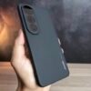 Vivo V50 Lite - Coque en Silicone Noir Originale SIMEITU