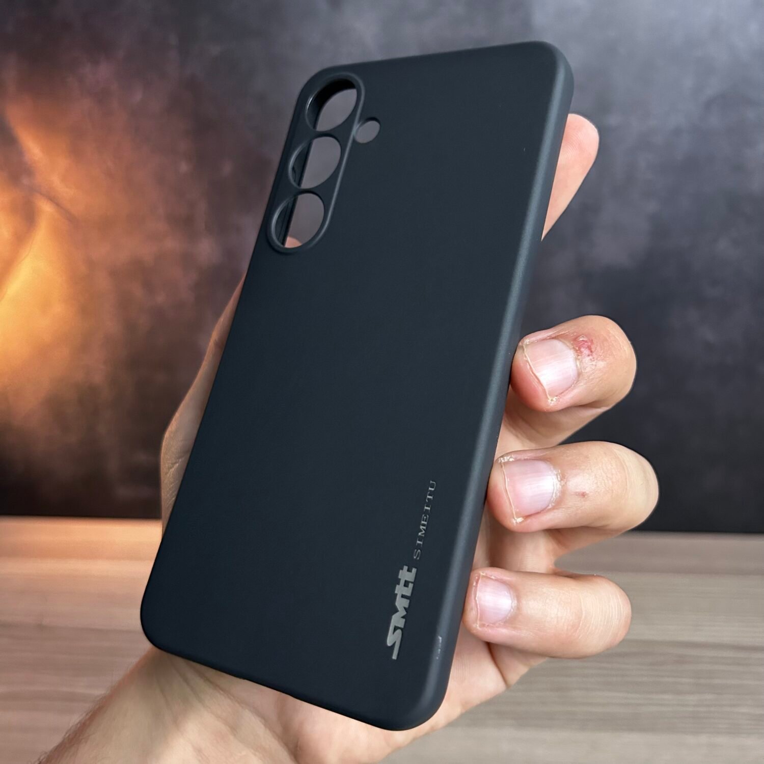 IMG_6965 Galaxy S24 Plus - Coque en Silicone Noir Originale SIMEITU