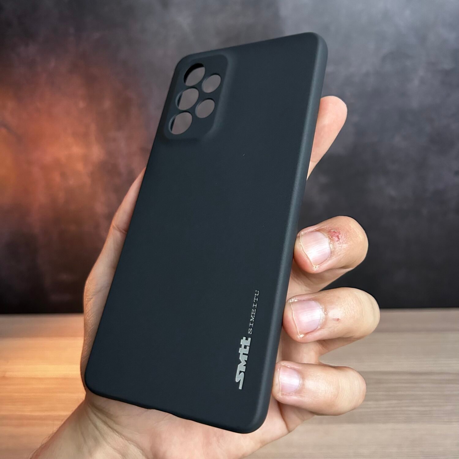 IMG_7016 Galaxy A73 - Coque en Silicone Noir Originale SIMEITU