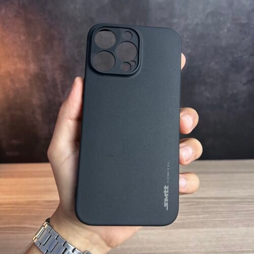IMG_7215 iPhone 13 Pro Max - Coque en Silicone Noir Originale SIMEITU