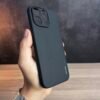 IMG_7217 iPhone 13 Pro Max - Coque en Silicone Noir Originale SIMEITU