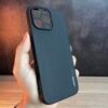 iPhone 15 Pro - Coque en Silicone Noir Originale SIMEITU